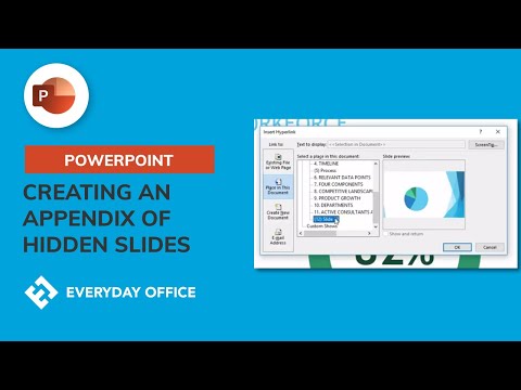 वीडियो: आप PowerPoint में परिशिष्ट कैसे बनाते हैं?