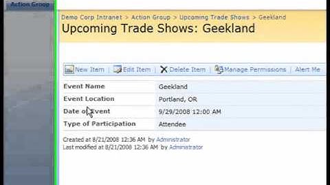 SharePoint Shepherd 2007 - Edit List Item Properties