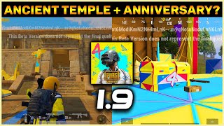 Ancient Temple + Anniversary Mode In Bgmi 1.9 Update ? || Finally Cycle In Bgmi Gameplay Overview.