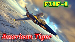 F11F-1 Tiger - Somehow This Is A LOWER BR Than The F-86F-40 JASDF [War Thunder]