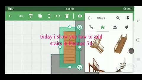 Planner 5d:How to add Stairs Tutorial