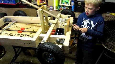 Wooden Go Kart Steering