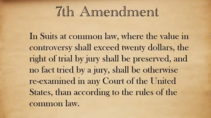 7th Amendment - Easy Memorization