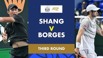 Juncheng Shang vs. Nuno Borges Highlights | Rolex Shanghai Masters 2025