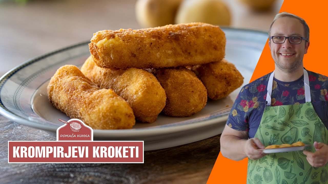 Krompirjevi kroketi [🥔 za takrat, ko imaš preveč krompirja]