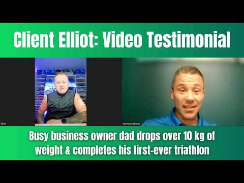 Busy dad, Elliot, loses 10kg and finds a new passion for fitness