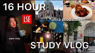 cozy 16 hour LSE study day