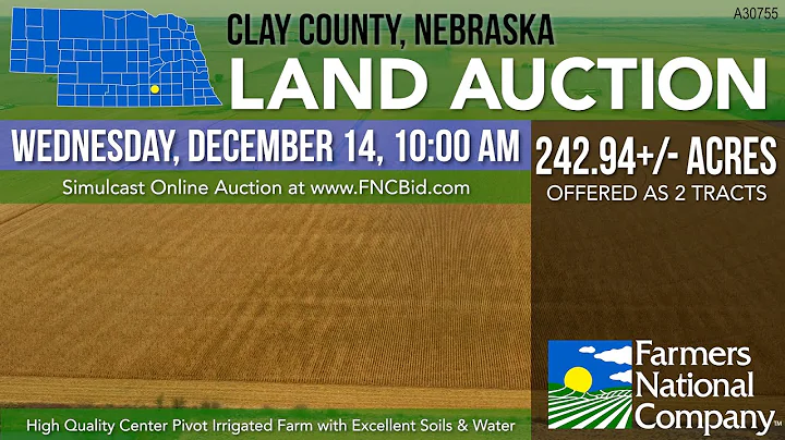 Simulcast Auction | Clay County, Nebraska | A-30755