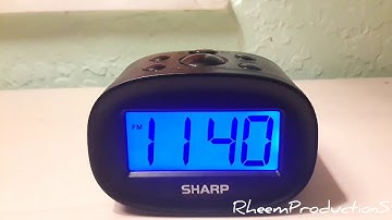 My 2008 Sharp Digital Alarm Clock System!
