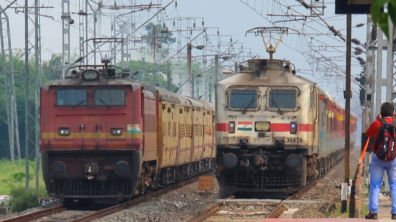 🔥COALFIELD + RAJDHANI + GUWAHATI EXPRESS 130 KMPH Top Speed Trains at High Speed Corridor | IR