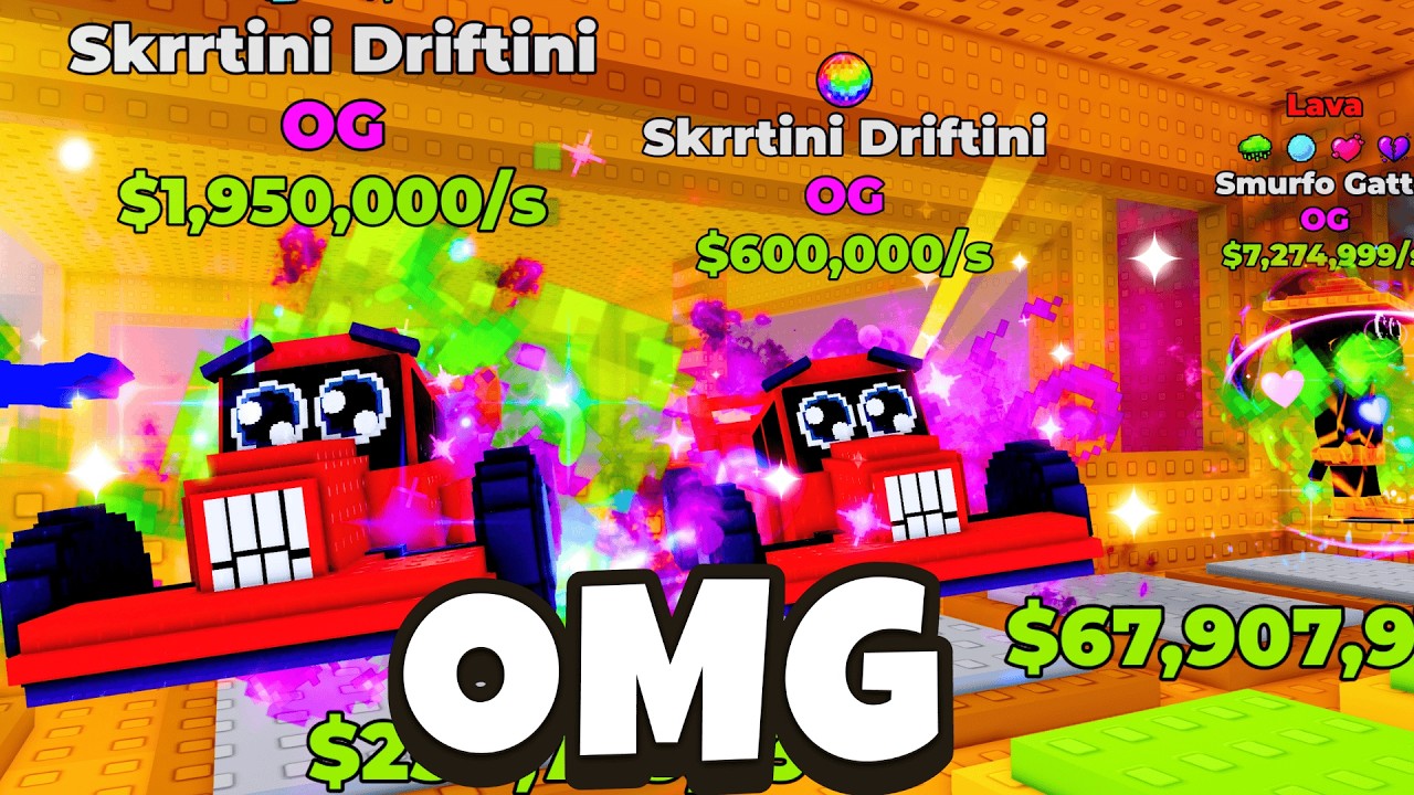 Lucky Block King Gave Me THE RAREST Brainrot during ADMIN ABUSE!