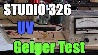 Studio 326 UV Geiger test