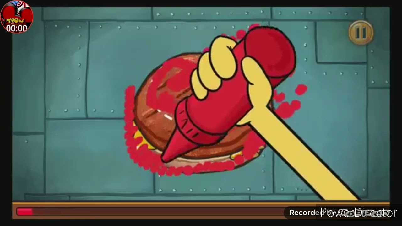 bob esponja buger fail game over green screen