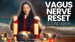 Vagus Nerve Reset | Healing Frequency | Sound Bath (Meditation)