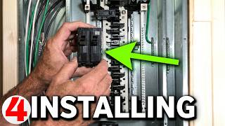 👉 Grounding the ⚡ 120/240V Electrical Panel | Busbars, Breakers, and Main Bonding Jumper