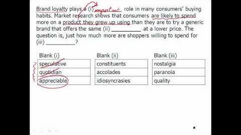 New GRE Verbal Practice: Text Completion - Example 1