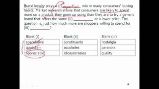 New GRE Verbal Practice: Text Completion - Example 1