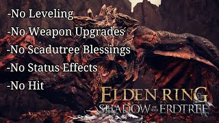 Bayle the Dread (RL1, No Upgrades, No Blessings, No Status, No Hit) | Elden Ring DLC