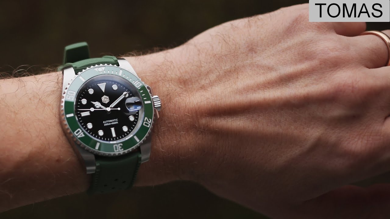 San Martin SN0017 green bezel - YouTube