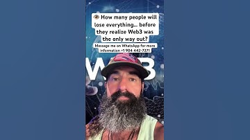 Do not hold your crypto on exchanges or cold wallet make sure you are holding them on Web3 #xrp