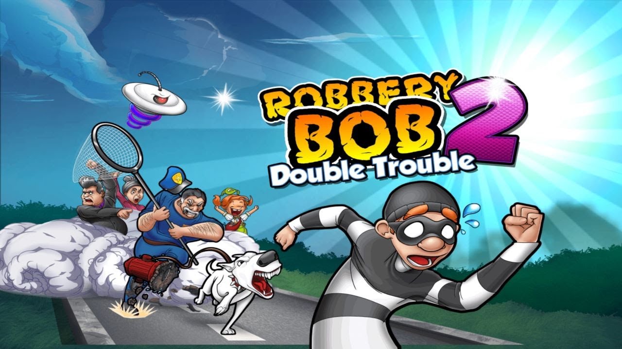 Robery Bob 2 Gameplay - Busted by the Evil Dog