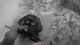 2017 10K Sledding Go Pro Crash