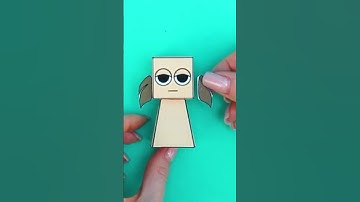 How to Make INCREDIBOX SPRUNKI Tan with Papercraft - Easy DIY Tutorial #diy #papercraft #sprunki