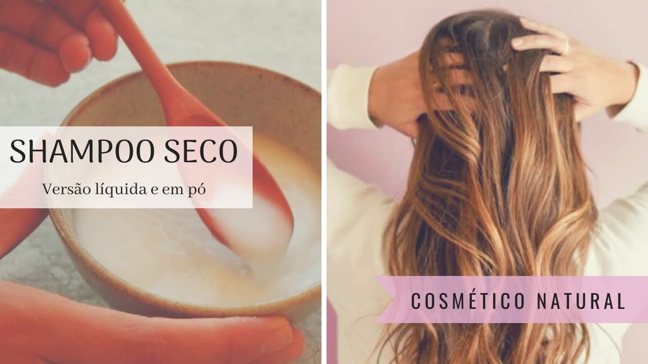 COMO FAZER SHAMPOO SECO - Versão líquida e em pó - Receita natural e caseira
