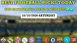 🔥 Top 40 Saturday Football Predictions | Best Betting Tips Today screenshot 3