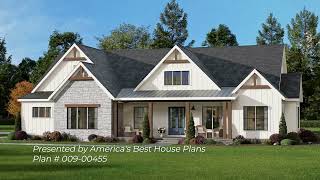 Luxury Modern Farmhouse | Under 3,00 sq. ft. | Plan 009-00455