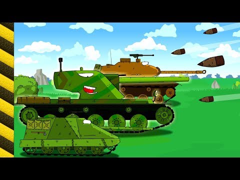 World of tanks animation. Monster Trucks for children. Танкомульт атака. Tank animation.