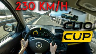 Renault CLIO III 3 RS Cup TOP SPEED on Autobahn