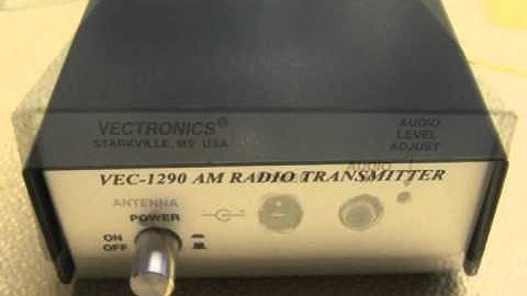 AM Radio Transmitter review of VEC 1290K