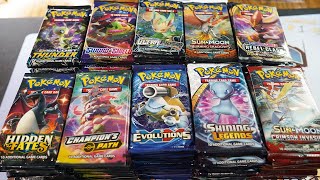 Opening almost $2,000 worth of Pokemon booster packs!