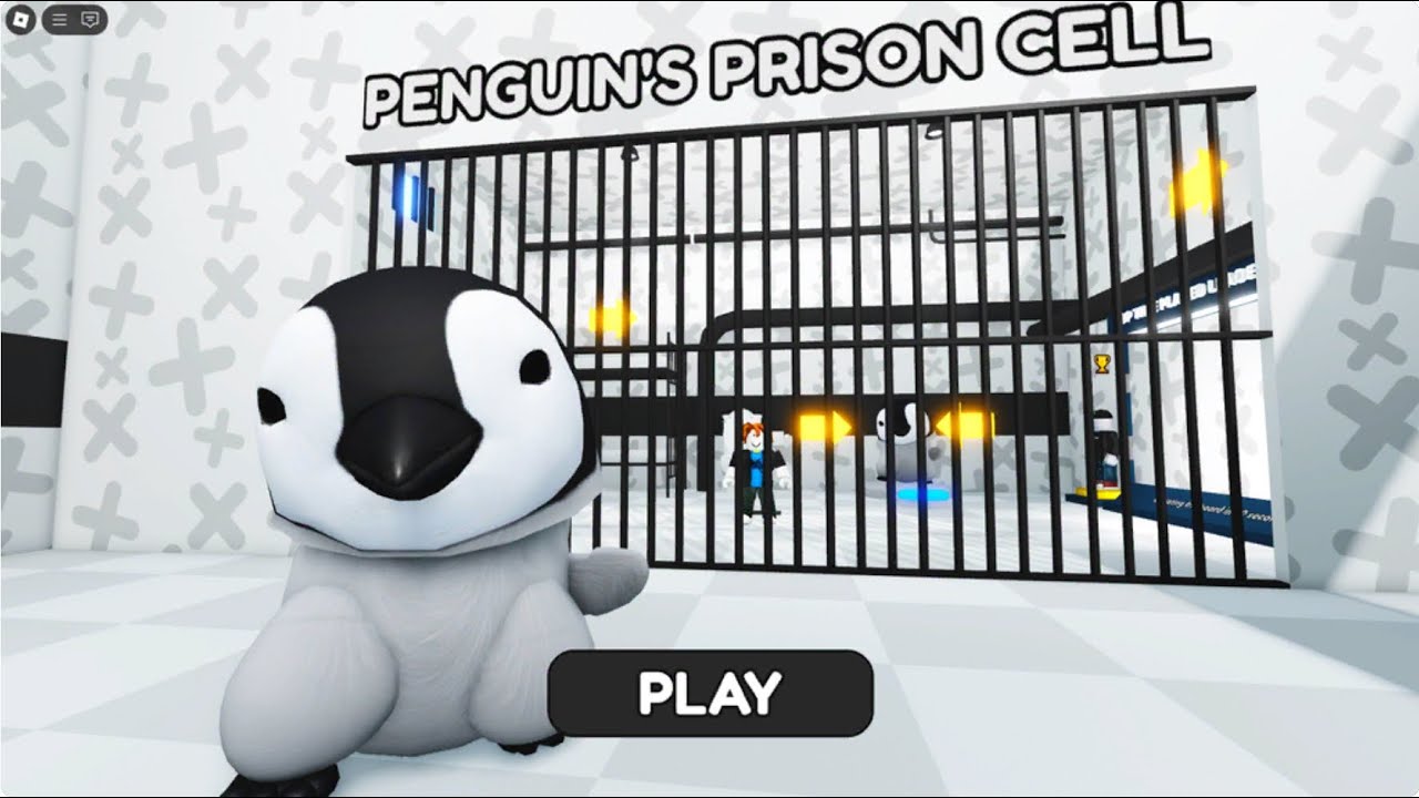 Penguin’s Prison Run Obby! (Roblox) (Without My Voice)