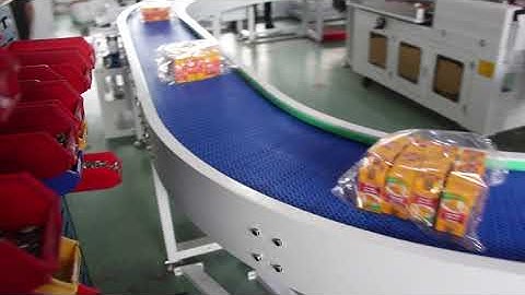 Tea boxes shrink packing line