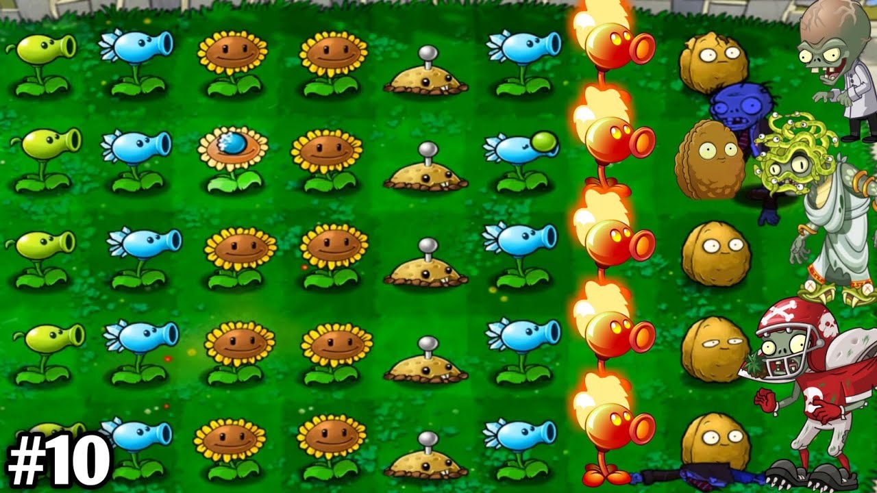 Plants vs Zombies 2 ! Pvz 2 All Plants 🔥 gatling pea - team plant vs ...