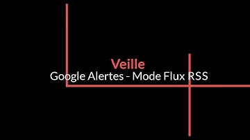 2- Faire de la Veille avec Google Alertes / Lien avec Netvibes