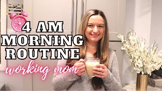 4 AM MORNING ROUTINE OF A FULL TIME WORKING MOM | WINTER 2024 | MIRACLE MORNING