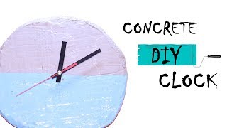 Concrete Wall Clock DIY / How to make (Day and Night)