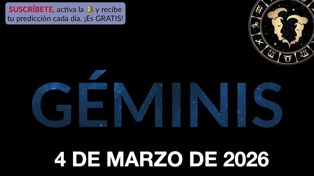 Horóscopo Diario - Géminis - 4 de Marzo de 2026.