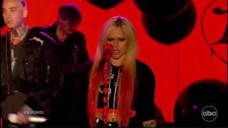 Avril Lavigne - Love It When You Hate Me Live at Jimmy Kimmel Show (02/28/22)