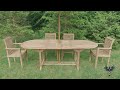 Luxus Product Demo - Oval Extending Table