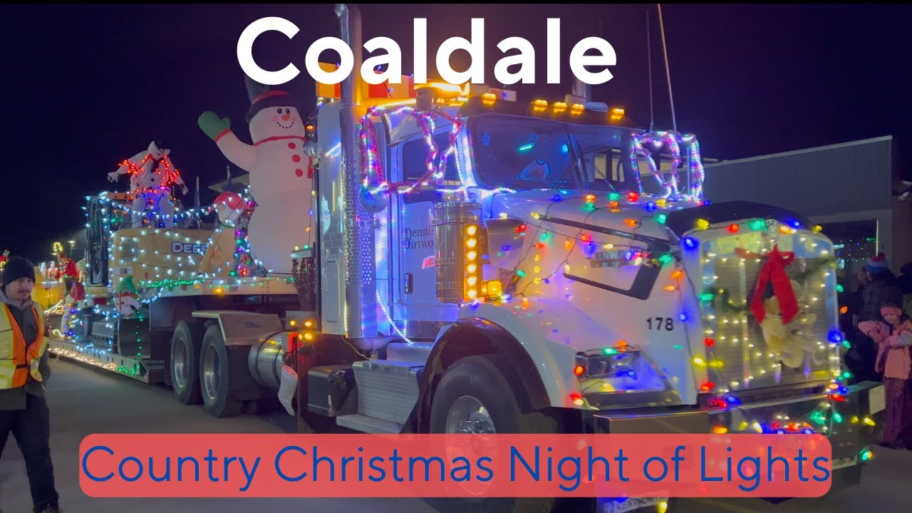 Coaldale Christmas Night of Lights 2023🇨🇦 YouTube