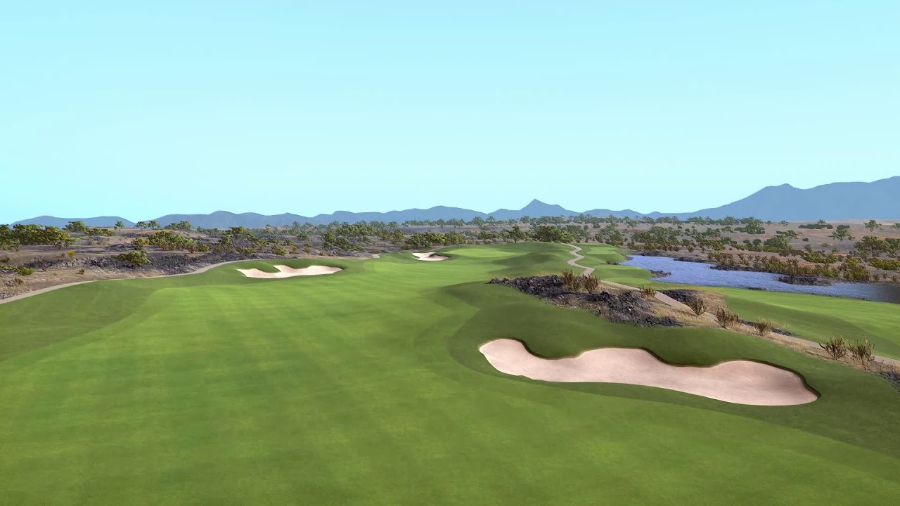 Black Desert Resort Golf Course Hole 12 YouTube