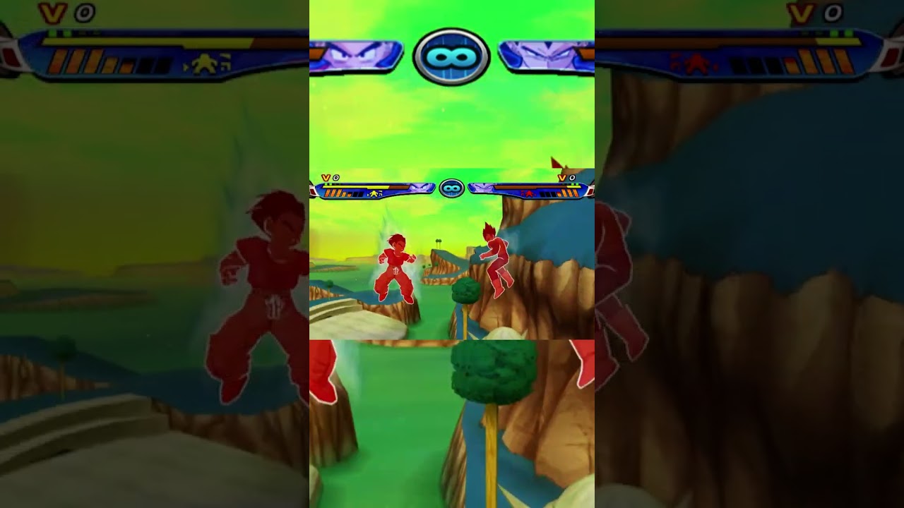 Krillin (Majin Buu Saga) vs Vegeta (Frieza Saga) Base | Dragon Ball Z Budokai 3