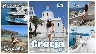 KRETA, GRECJA PT2| Santorini, laguna balos, elafonisi, agia sophia, zwiedzanie, travel