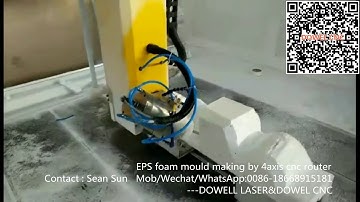 EPS foam mould made by 4axis cnc router machine