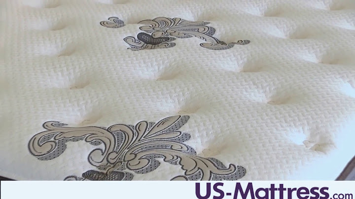 Stearns and foster luxury plush euro pillowtop mattress