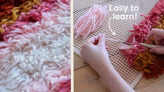 Making a small LATCH HOOK rug